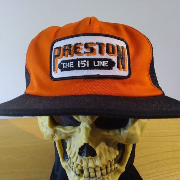 Vintage Preston 151 Line Patch Snap Back Trucker Hat - Picture 1 of 8